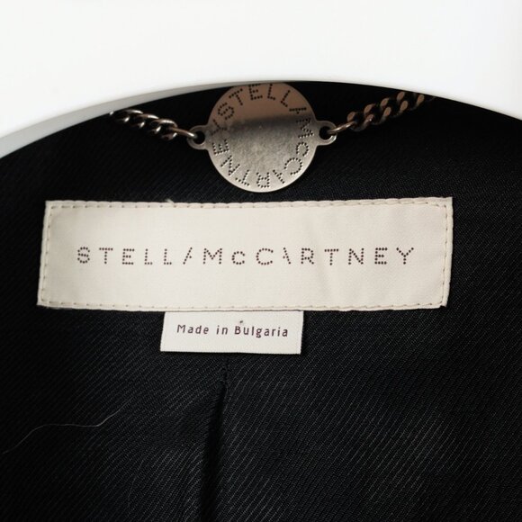 Stella McCartney PF/12 Black Viscose-Crepe Longline Blazer - Picture 8 of 10